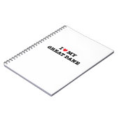Ik hoor mijn geweldige dansnotebook notitieboek (Linkerzijde)