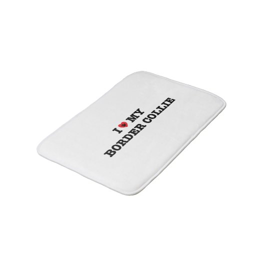 Ik hoor mijn grenscollie badmat (Gekanteld)