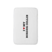 Ik hoor mijn grenscollie badmat (Voorkant Verticaal)