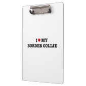 Ik hoor mijn grenscollie klembord (Links)