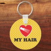 Ik hoor mijn haarMode Sleutelhanger (Voorkant)
