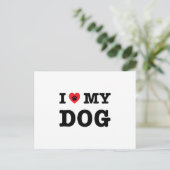 Ik hoor mijn hond briefkaart (Staand voorkant)