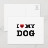 Ik hoor mijn hond briefkaart (Voorkant / Achterkant)