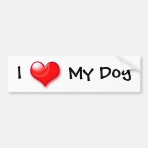 Ik hoor mijn hond bumpersticker