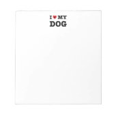 Ik hoor mijn hond notitieblok (Voorkant)