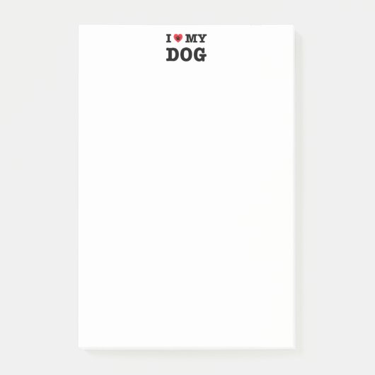 Ik hoor mijn hond post-it® notes (Voorkant)