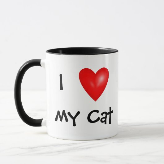 Ik hoor mijn kat mok (Links)