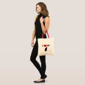 Ik hoor mijn kat tote bag (Voorkant (model))
