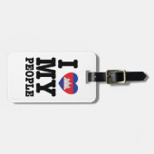 Ik hoor mijn Khmer-mensen Bagagelabel (Voorkant horizontaal)