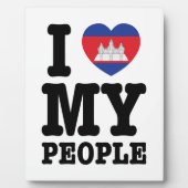 Ik hoor mijn Khmer-mensen Fotoplaat (Voorkant)