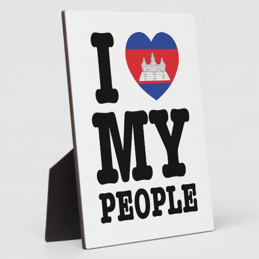 Ik hoor mijn Khmer-mensen Fotoplaat (Zijkant)