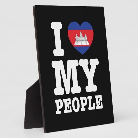 Ik hoor mijn Khmer-mensen Fotoplaat (Zijkant)