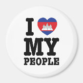 Ik hoor mijn Khmer-mensen Magneet (Voorkant)