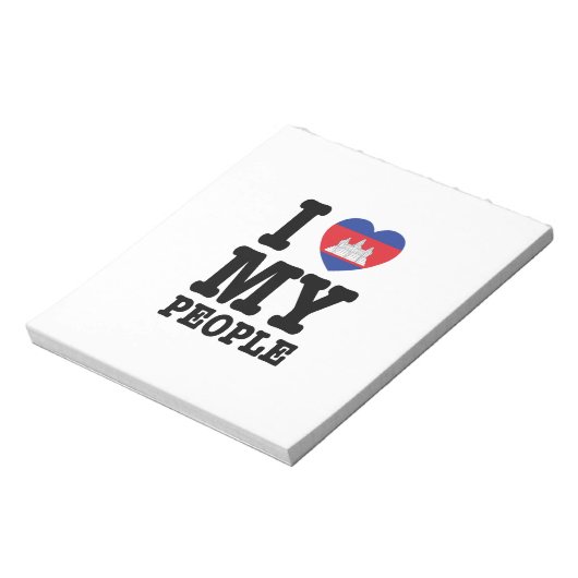 Ik hoor mijn Khmer-mensen Notitieblok (Linkerzijde)