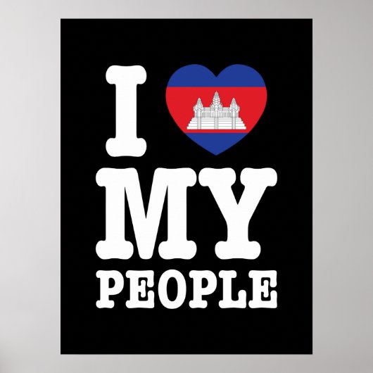 Ik hoor mijn Khmer-mensen Poster (Voorkant)