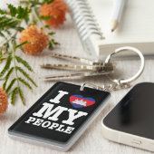 Ik hoor mijn Khmer-mensen Sleutelhanger (Voorkant Rechts)