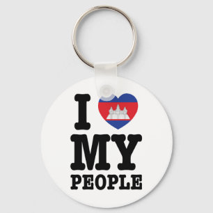 Ik hoor mijn Khmer-mensen Sleutelhanger