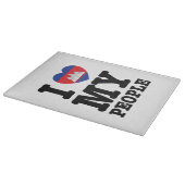 Ik hoor mijn Khmer-mensen Snijplank (Hoek)