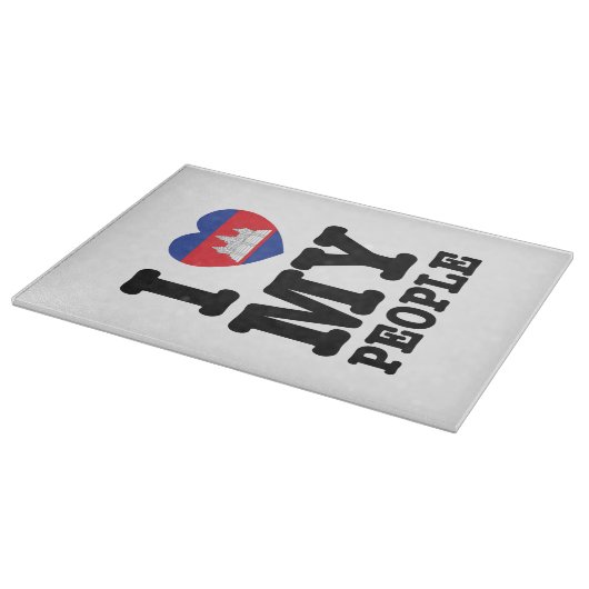 Ik hoor mijn Khmer-mensen Snijplank (Hoek)