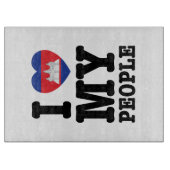 Ik hoor mijn Khmer-mensen Snijplank (Voorkant)