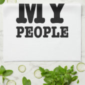 Ik hoor mijn Khmer-mensen Theedoek (Gevouwen)