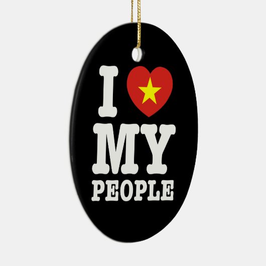 Ik hoor mijn kijkers keramisch ornament (Rechts)