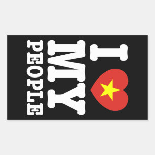 Ik hoor mijn kijkers rechthoekige sticker
