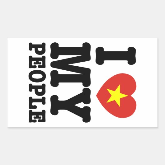 Ik hoor mijn kijkers rechthoekige sticker (Voorkant)