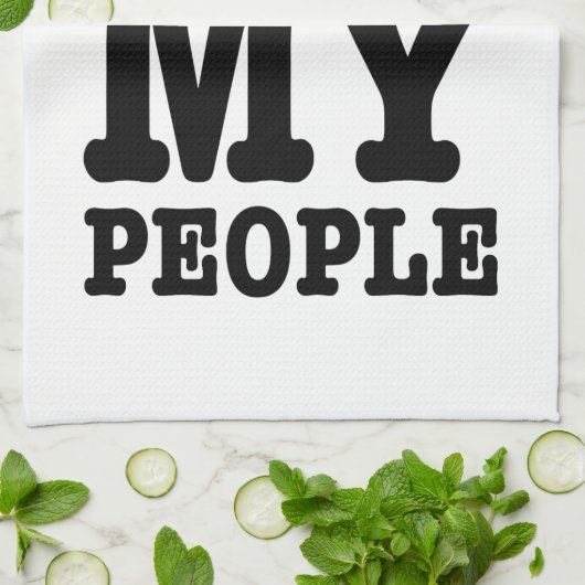 Ik hoor mijn kijkers theedoek (Gevouwen)