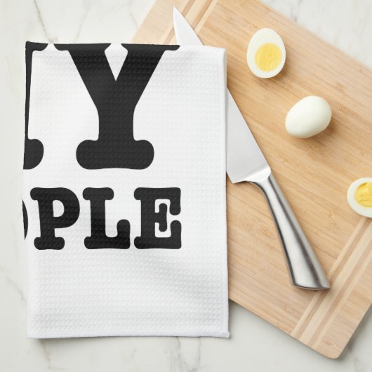 Ik hoor mijn kijkers theedoek (Quarter Fold)