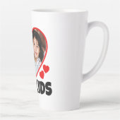 Ik hoor mijn Kinder persoonlijke foto Latte Mok (Rechts)