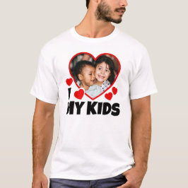 Ik hoor mijn Kinder persoonlijke foto T-shirt