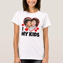 Ik hoor mijn Kinder persoonlijke foto T-shirt