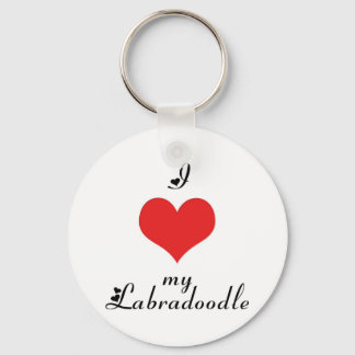 Ik hoor mijn labradoedle Sleutelhanger