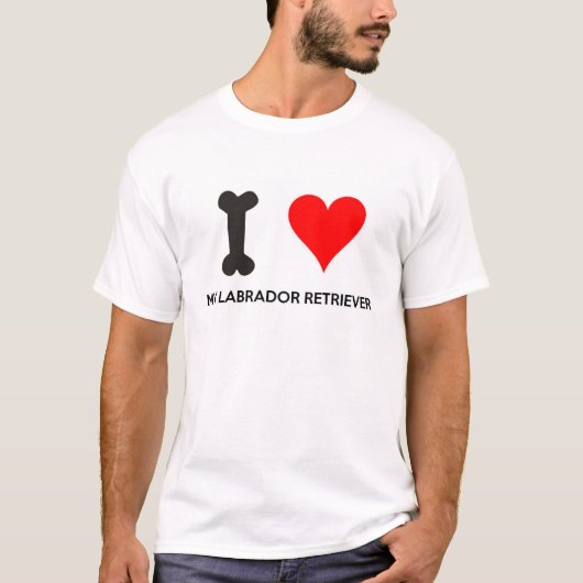 Ik hoor mijn labrador t-shirt (Voorkant)