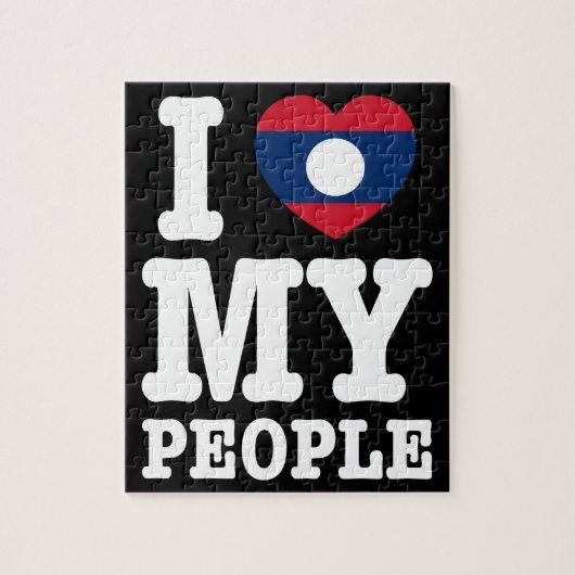 Ik hoor mijn Laotiaanse mensen Legpuzzel (Verticaal)