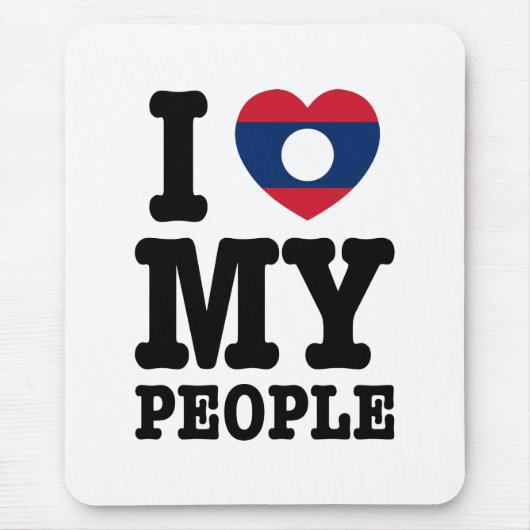 Ik hoor mijn Laotiaanse mensen Muismat (Voorkant)