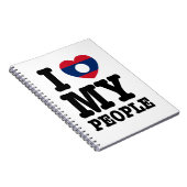 Ik hoor mijn Laotiaanse mensen Notitieboek (Rechterzijde)