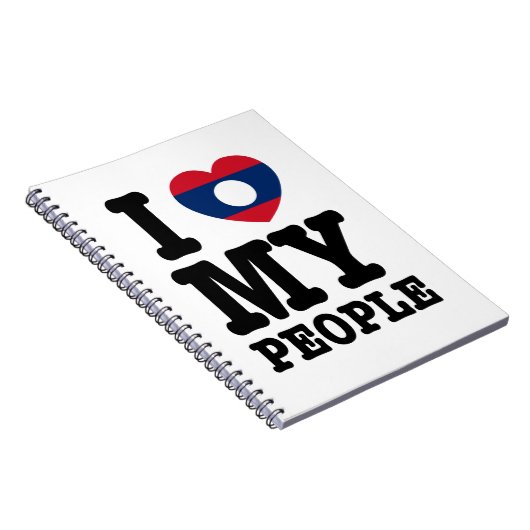 Ik hoor mijn Laotiaanse mensen Notitieboek (Rechterzijde)
