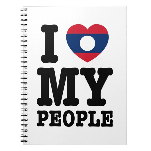 Ik hoor mijn Laotiaanse mensen Notitieboek (Voorkant)