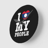 Ik hoor mijn Laotiaanse mensen Ronde Klok (Hoek)