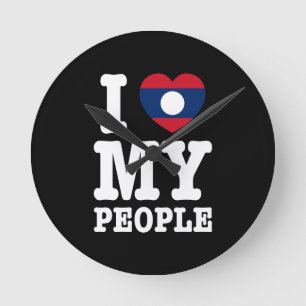 Ik hoor mijn Laotiaanse mensen Ronde Klok