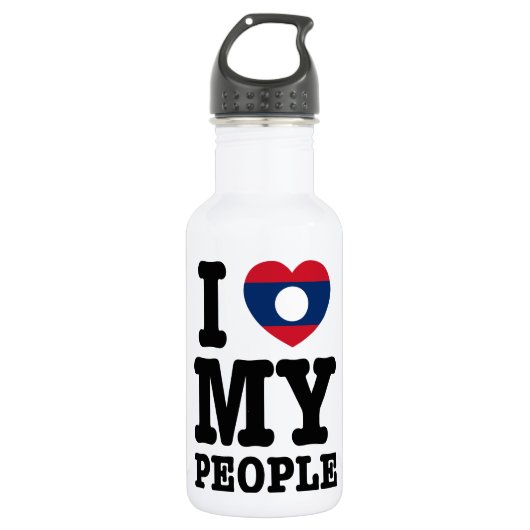 Ik hoor mijn Laotiaanse mensen Waterfles (Voorkant)