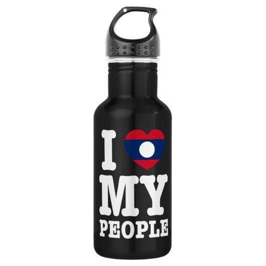 Ik hoor mijn Laotiaanse mensen Waterfles (Voorkant)