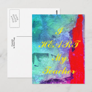 "Ik hoor mijn leraar" appreciatie briefkaart