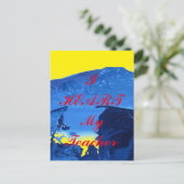 "Ik hoor mijn leraar" appreciatie briefkaart (Staand voorkant)