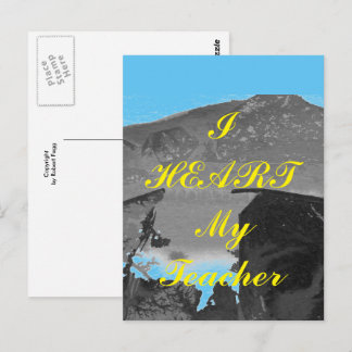 "Ik hoor mijn leraar" appreciatie briefkaart