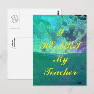 "Ik hoor mijn leraar" appreciatie briefkaart