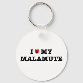 Ik hoor mijn Malamute Sleutelhanger
