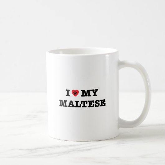 Ik hoor mijn Maltees Koffiemok (Rechts)